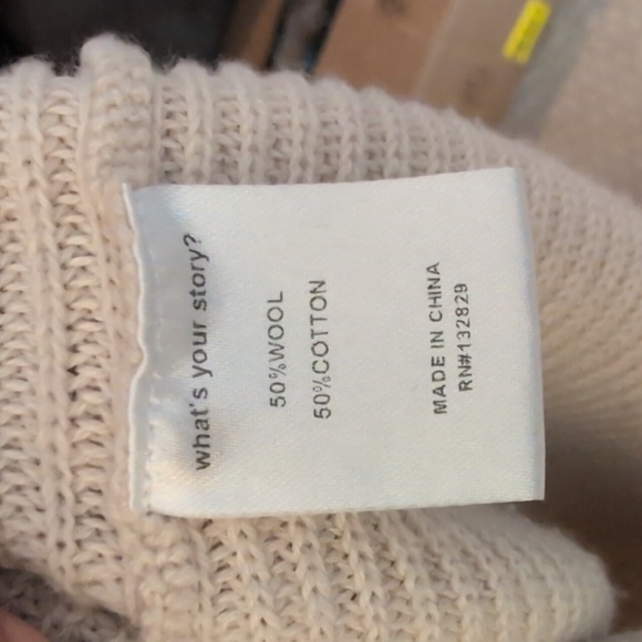 Weekend Stories Wool/Cotton Oversized Sweater Vest Revolve Small - Picture 3 of 9